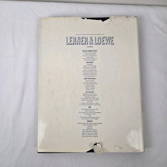 The Lerner & Loewe Song Book Hardcover My Fair Lady Brigadoon Camelot Gigi 1962 - Picture 2 of 11